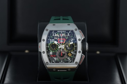 Richard Mille RM11-02 Chronograph Flyback GMT Dual Timezone Titanium Skeleton