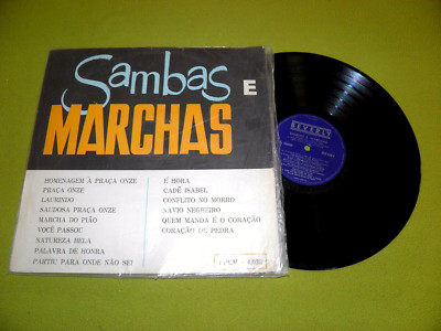 Sambas E Marchas - RARE Brazil Press ''Beverly LPCM 4036'' LP Tropical Samba