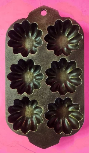 RARE Griswold No. 130 (634) Turk Head Pan, Cast Iron, Circa 1932-1940,