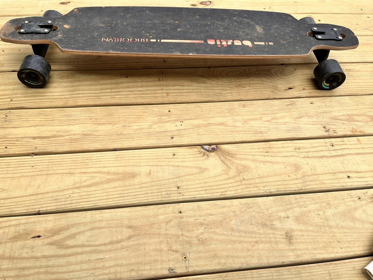 BUSTIN BROOKLYN Skateboard 40x 9 inch Longboard 100% Canadian