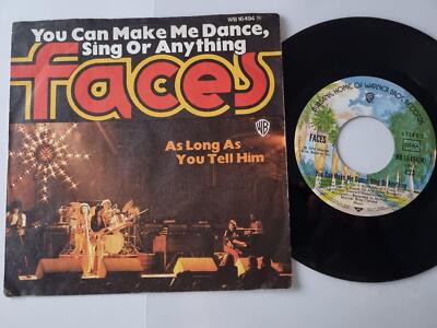 Faces/ Rod Stewart - You can make me dance, sing or anything 7'' Vinyl Germany