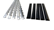 5 pack Bow Bread Knife Blades, Screws Covers - 10 5/8" Long Stainless Steel