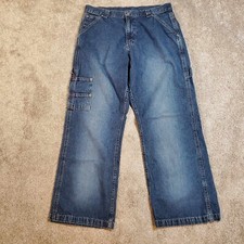 Wrangler ATG All Terrain Gear Denim Jeans Boys 16 Husky Carpenter