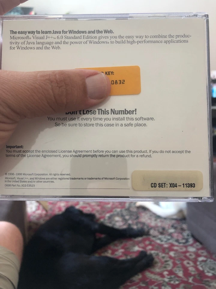 Brand NEW - Microsoft Visual J  6.0 Standard Edition - X04-11393 - Image 3 of 4