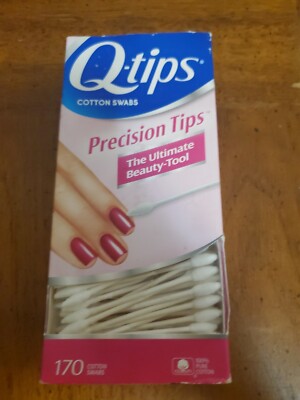 Q-Tips Cotton Swabs Precision Tips The Ultimate Beauty Tool 170 Count