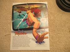 original 1994 promo ad 11- 8'' virtua fighter sega ARCADE VIDEO GAME FLYER image