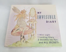 My Invisible Locking Diary Fairy "Where Secrets Stay Secret" Ink Pens Light