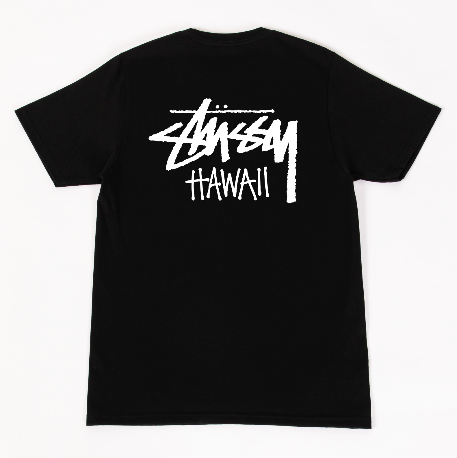 トップス STUSSY Hawaiian shirt black Stussy Mens Hawaiian Pattern Shirt – Extra Butter