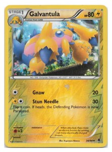 Galvantula #34/98 Emerging Powers Pokemon tcg REVERSE HOLO