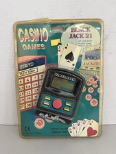 Vintage BLACKJACK 21 Casino Game Handheld Travel Electronic Toy NEW