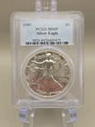 1989 American Silver Eagle $1 PCGS MS69