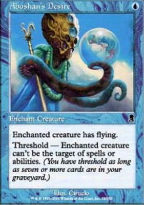 MTG - Aboshan's Desire - Odyssey - NM, English Magic FLAT RATE SHIP