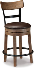 Signature Design by Ashley Pinnadel Counter Height Swivel Bar Stool