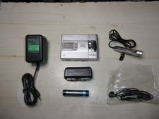 SONY MD Walkman MZ-R50 Portable MiniDisc Recorder w/ Accessories Japan MG01 1.5