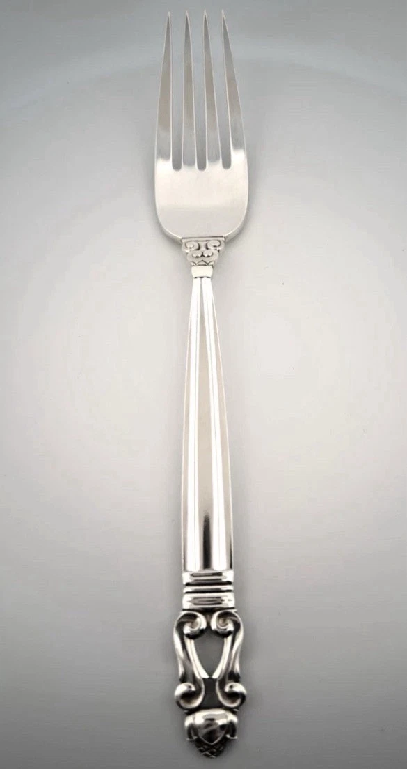 Georg Jensen Antique US Sterling Silver Acorn Fork for sale | eBay