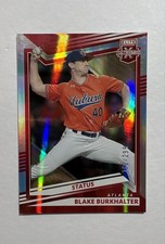 2022 Panini Elite Extra Edition - Blake Burkhalter #76 Red Status /299 (RC)