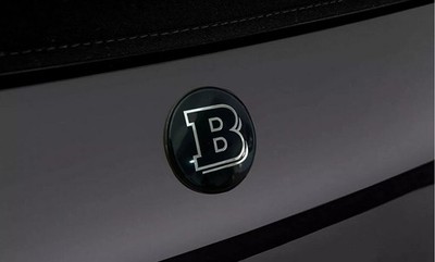 Brabus Logo Hinten Emblem 57mm Plakette für Mercedes Smart Brabus 450, 451, 453