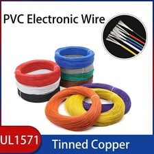 UL1571 Stranded Tinned Copper PVC Electronic Wire 26AWG 28AWG 30AWG 32AWG
