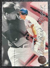 1996 Fleer Ultra Tim Salmon #8 On Base Leaders Gold Medallion Angels