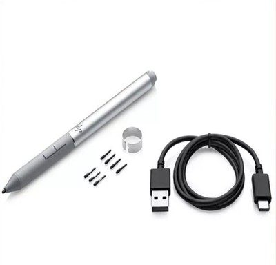 HP Rechargeable Active Pen G3, L04729-003, 7 Federn, USB-A auf USB-C