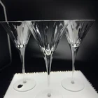WATERFORD VINTAGE Crystal 9in Martini Cocktail Glass  SET OF 3 Germany 9 oz