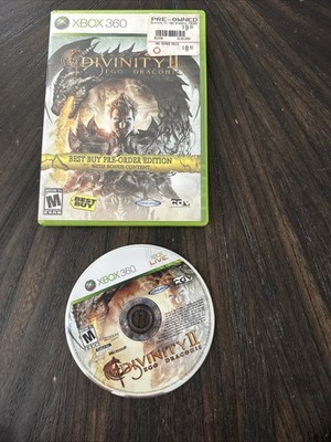 XBOX 360 Game Divinity II Ego Draconis Case & Game Only No Manual 