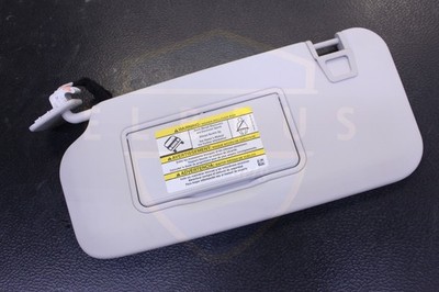 FORD ESCAPE 21 22 23 24 DRIVER LEFT SUN VISOR SUNSHADE GRAY ILLUMINATION OEM