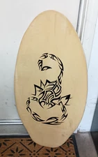 Wet Pro 36.5" Skimboard Skim Board  Tribal Scorpion 19 1/2" x 36.5"