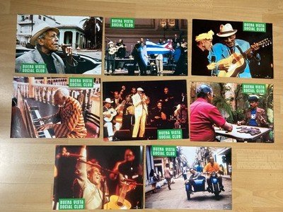 Aushangfotos * 8 AHF - komplett * Buena Vista Social Club * 1999 * Wim Wenders