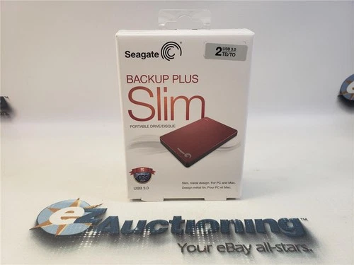 Seagate Backup Plus Slim 2TB USB 3.0 Red Tested