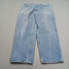 Levis 560 Jeans Mens 36x30 Blue Relaxed Straight Comfort Fit Light Wash Mexico
