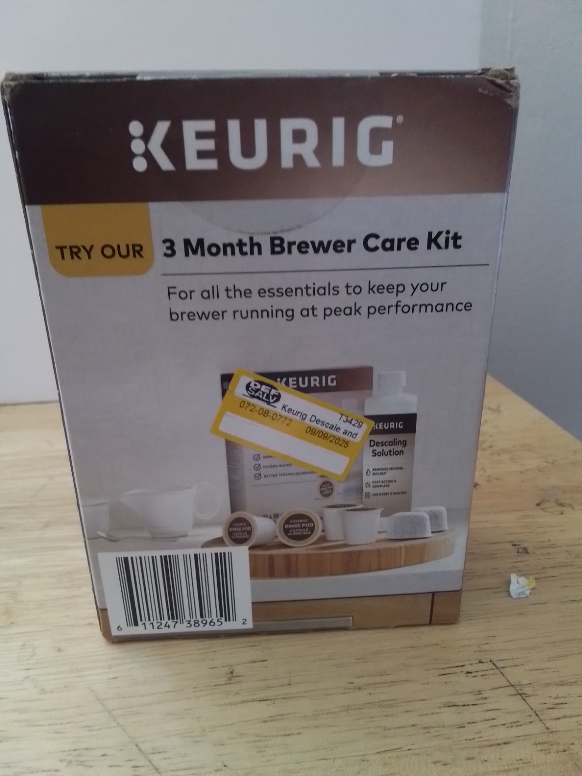 Keurig Descale & Cleanse Starter Kit