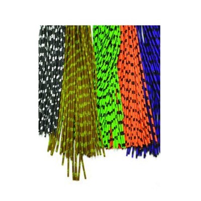 Barred Round Rubber Medium Black Silver
