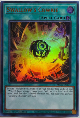 Yugioh - Swallow's Cowrie - MP25-EN174 - Ultra Rare - NM/M