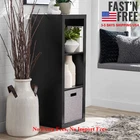 [HOT SALE] Better Homes & Gardens 3 Cube Storage Organizer, Solid Black, NEW USA