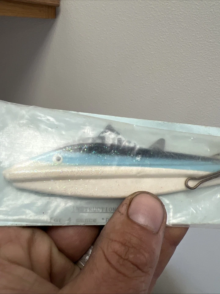 Plantilla de pesca de bacalao salmón “The Phish” rara de colección - estilo bomba zumbido- 4 OZ Foto 2 de 4