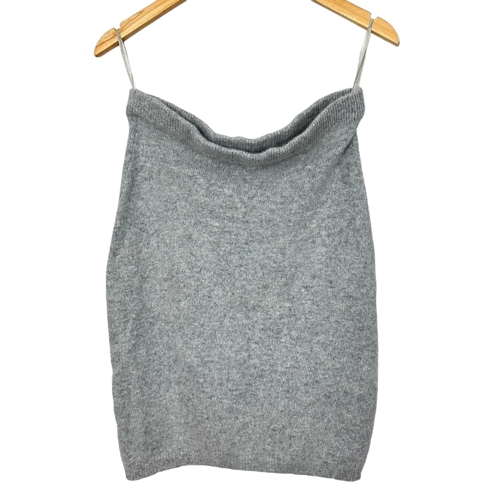 Falda lápiz vintage Valerie Stevens Angora mezcla de lana gris jaspeado mediana Foto 2 de 4