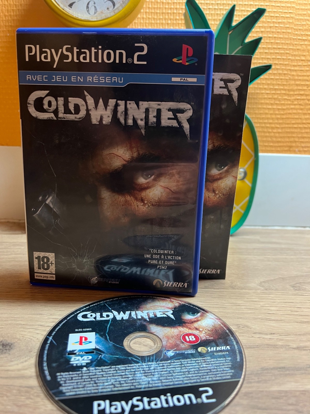 Cold Winter - PS2 - Bon état - Complet - Pal