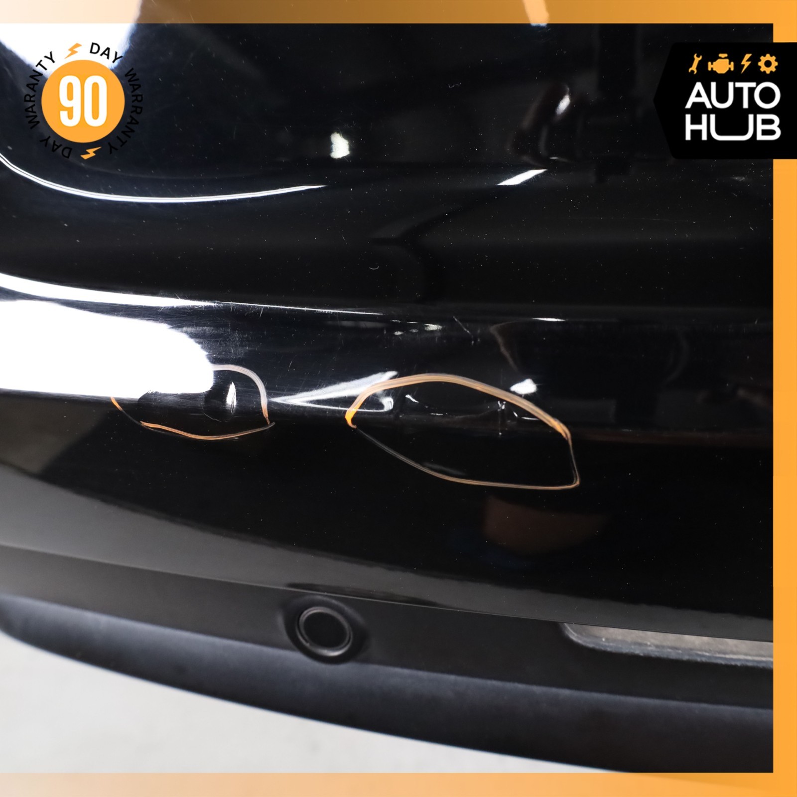 12-15 Bentley Continental GT GTC Rear Bumper Cover Assembly w/ Park Assist OEM