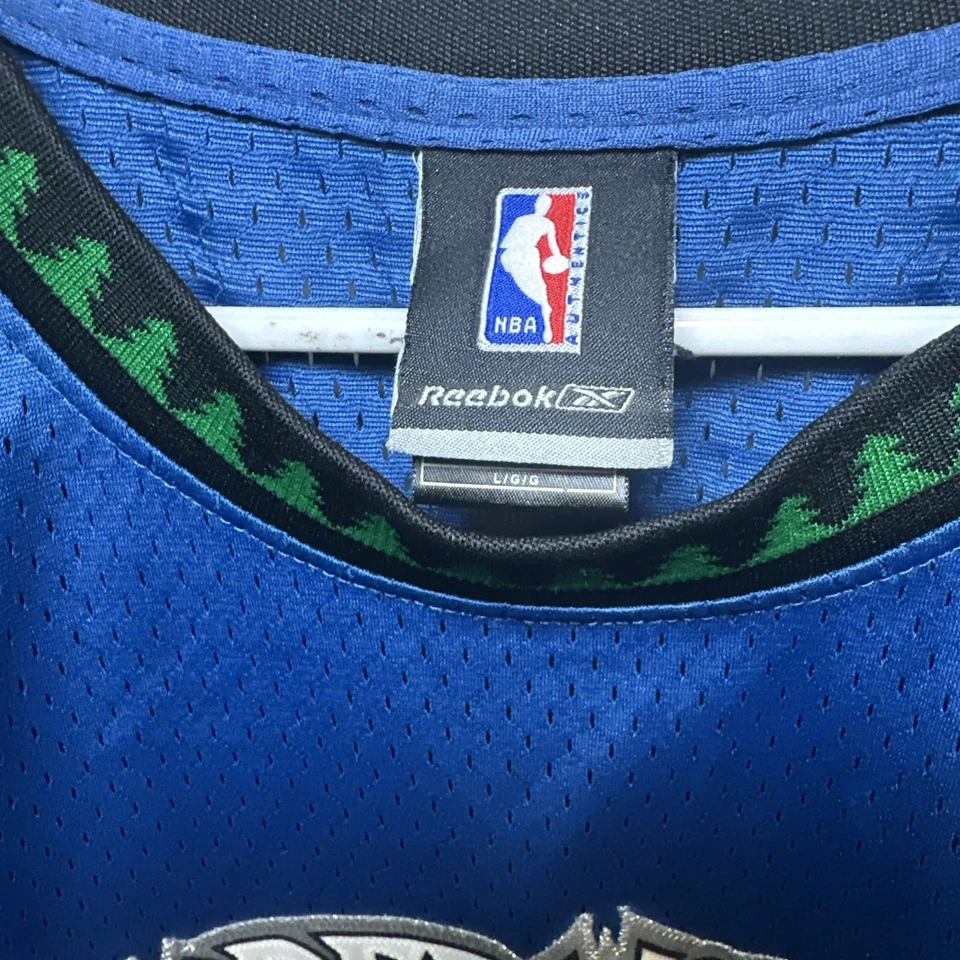 Camiseta deportiva cosida Kevin Garnett de colección NBA Reebok Minnesota Timberwolves talla grande +2 Foto 2 de 4