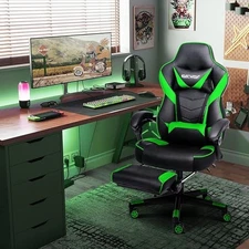 ELECWISH Gaming Chair Ergonomic Computer Office Chair Recliner Swivel Seat