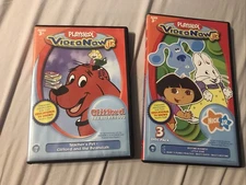 Playskool Video Now Jr Clifford Teacher's Pet & The Beanstalk Nick Jr 3 PVD Pack