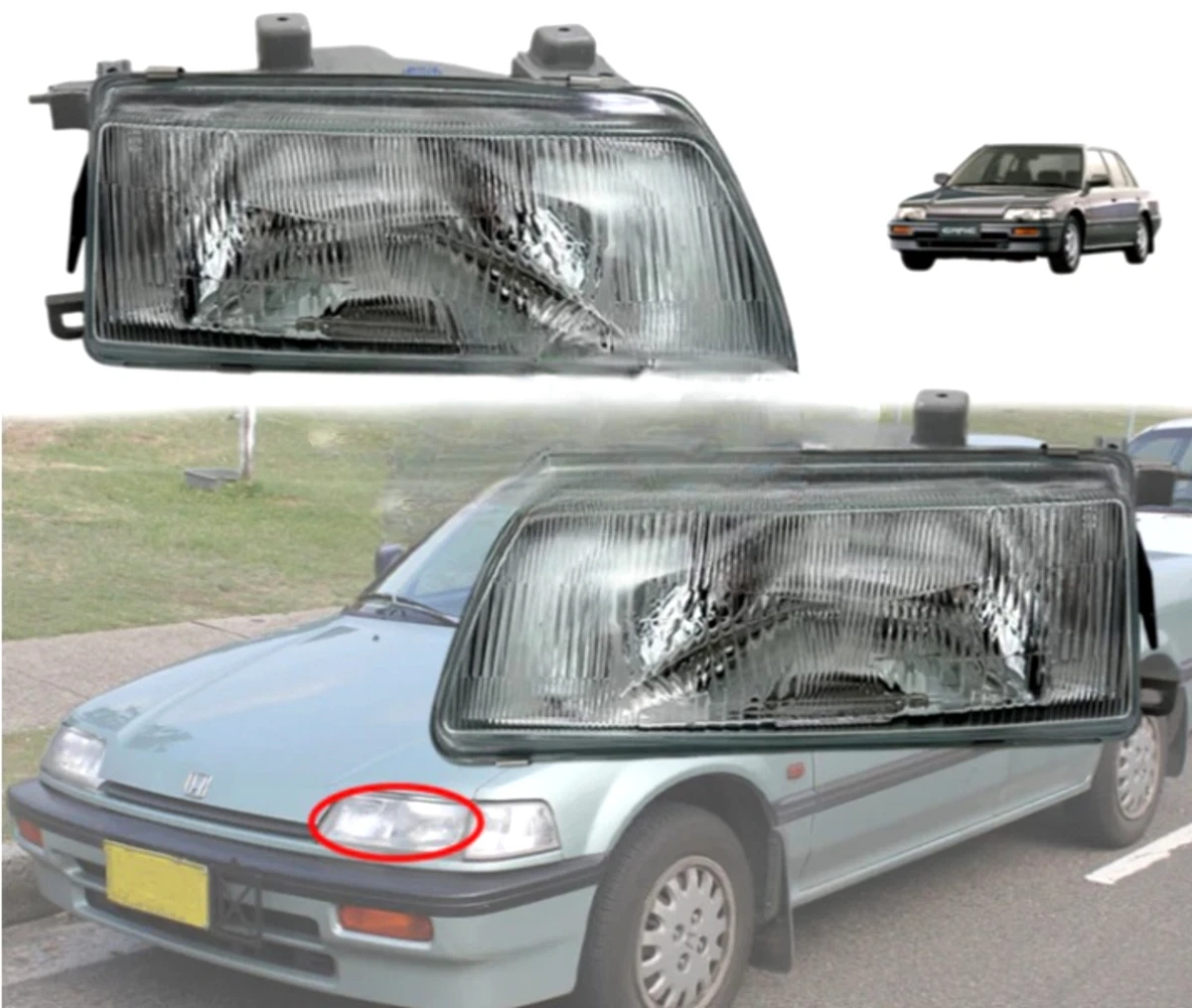 Headlights for 1990 Honda Civic for sale | eBay