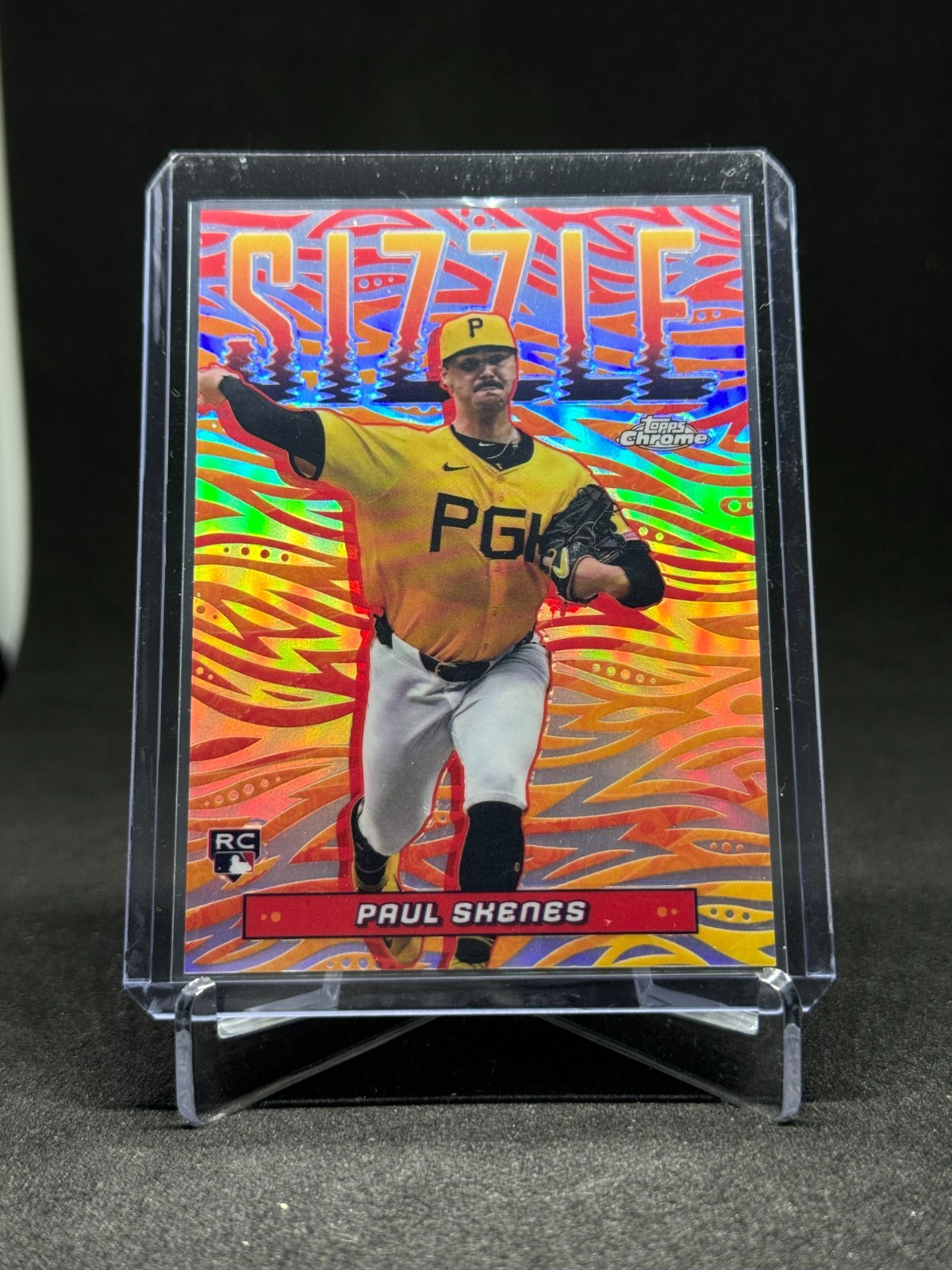 Paul Skenes 2024 Topps Chrome Update Series - Sizzle #SIZ-1 (RC) Rookie Pirates