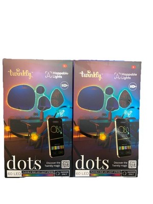 Twinkly Dots   App-Controlled Flexible LED Light String with 60 RGB OPEN BOX
