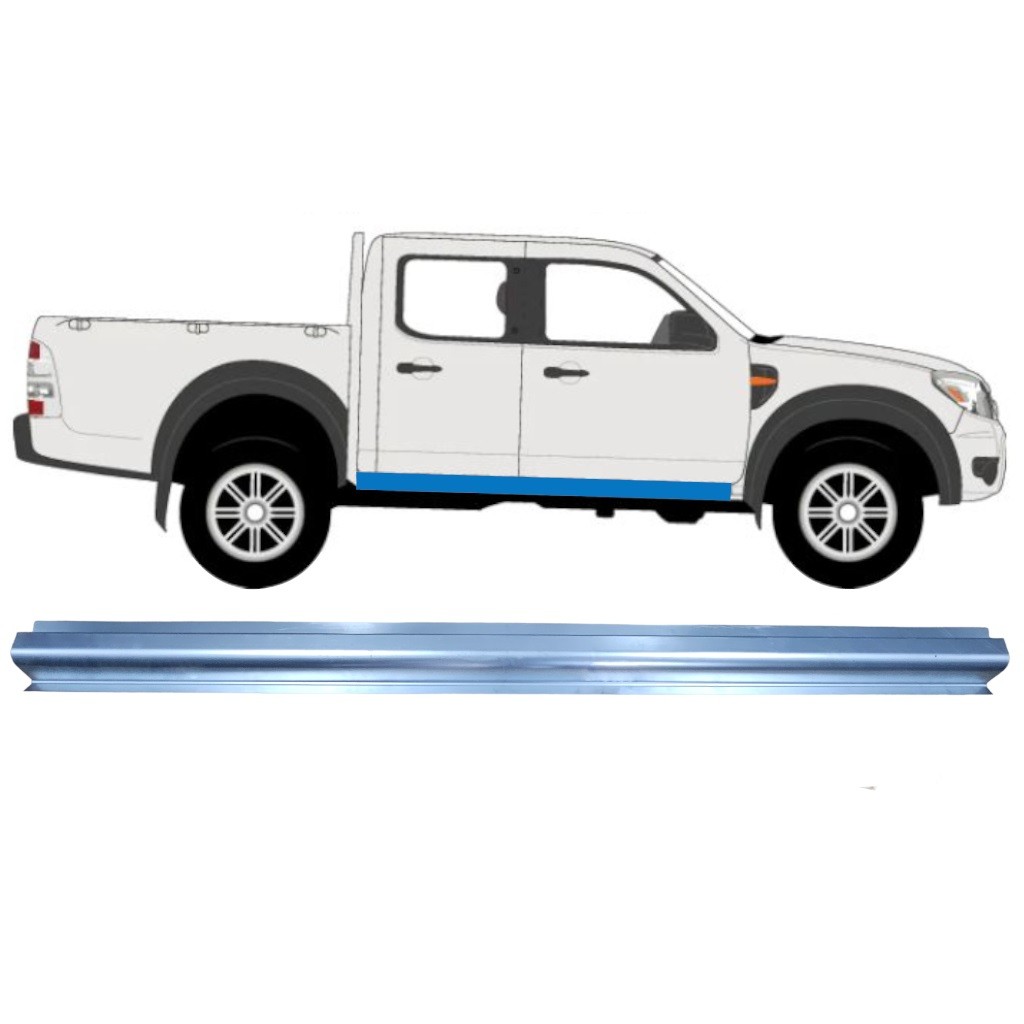 Sill repair panel for Ford Ranger 2006-2012 / Left = Right (symmetrical)