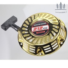 Gold Chrome Pull Recoil Starter For Predator 212cc Coleman CT200U BT200X KT196
