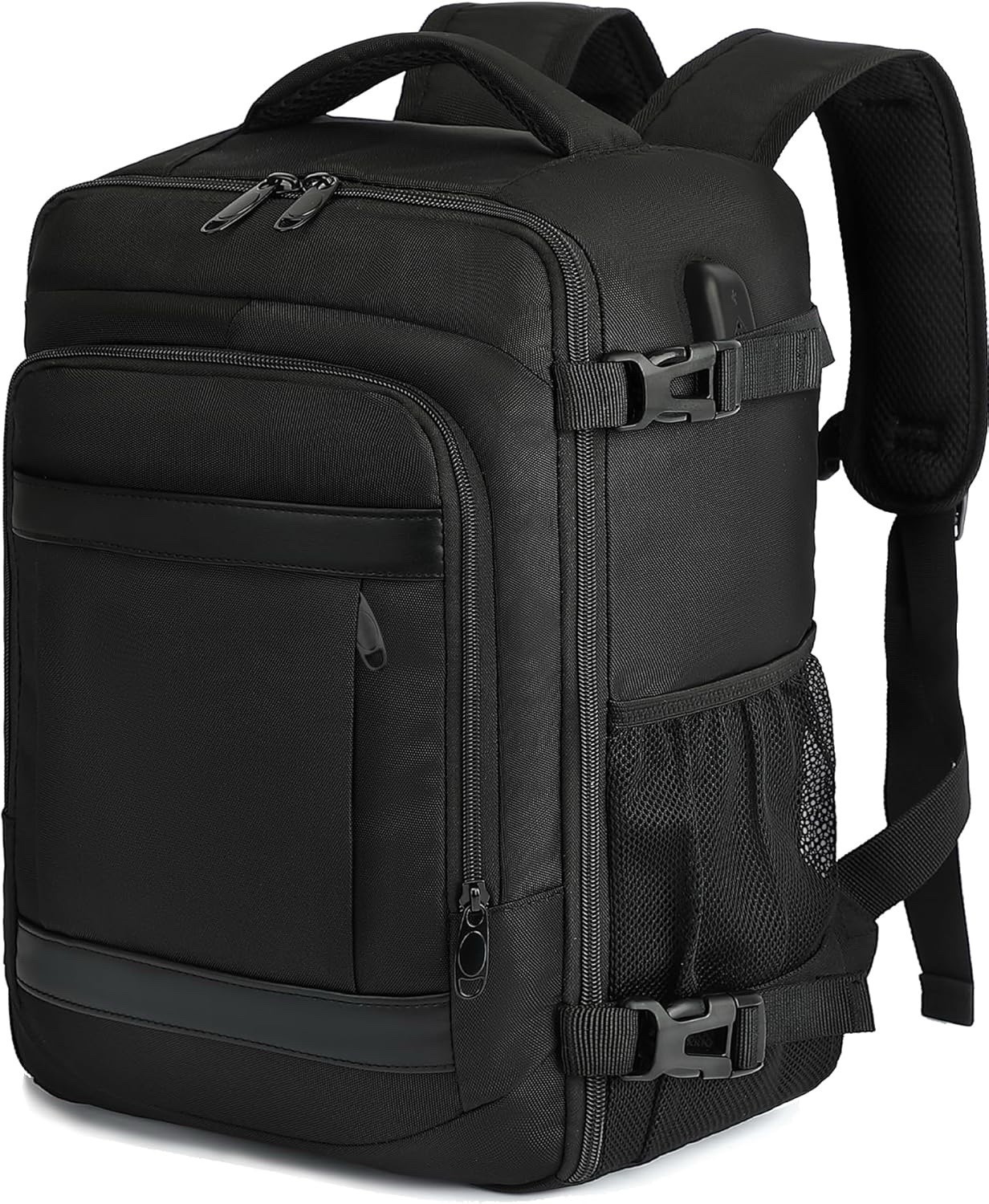 Sac cabine 40x20x25 Ryanair noir Klostain, sac à dos PC étanche voyage 20L