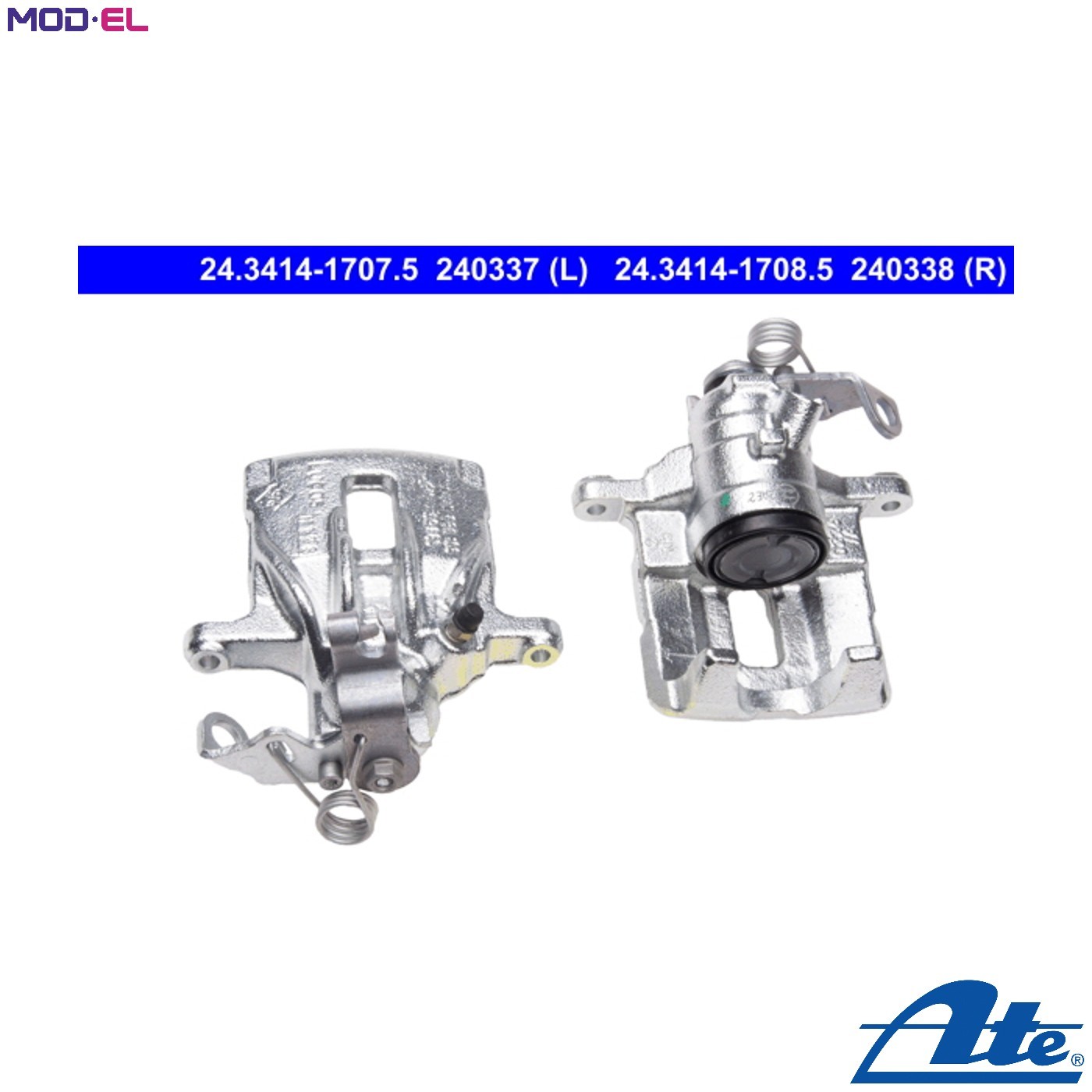 BRAKE CALIPER 24.3414-1707.5 FOR RENAULT TRAFIC/III/Van/Bus/Platform/Chassis