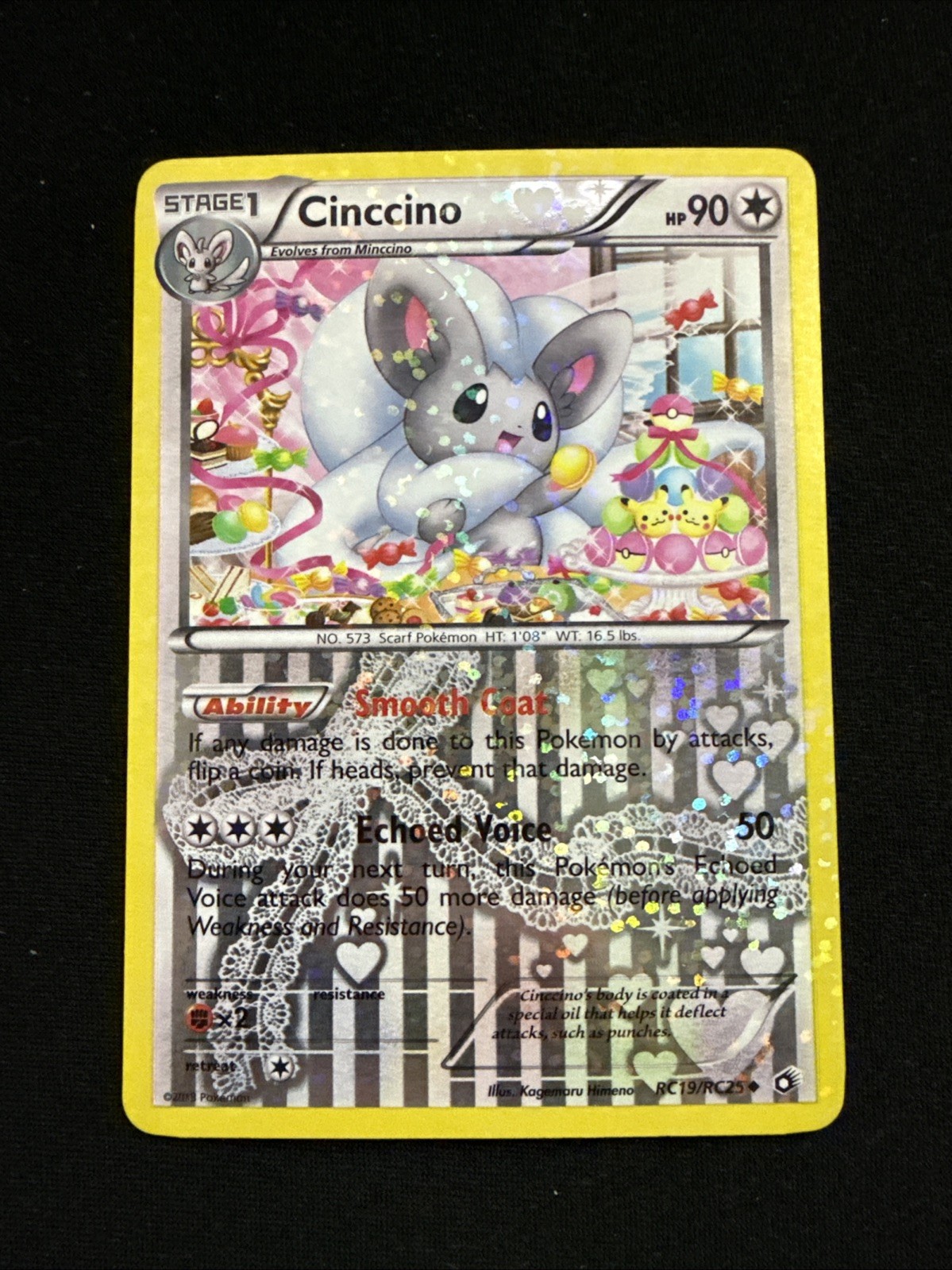 Cinccino #RC19/RC25 - Pokémon TCG - Legendary Treasures: Radiant Collection - NM